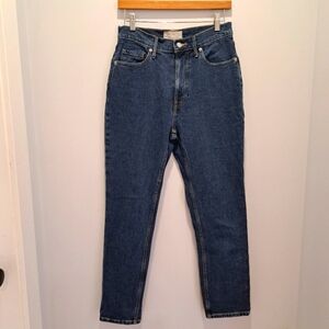 Everlane Original Cheeky Premium Denim Quiet Luxury Minimalist Jeans Womens 27